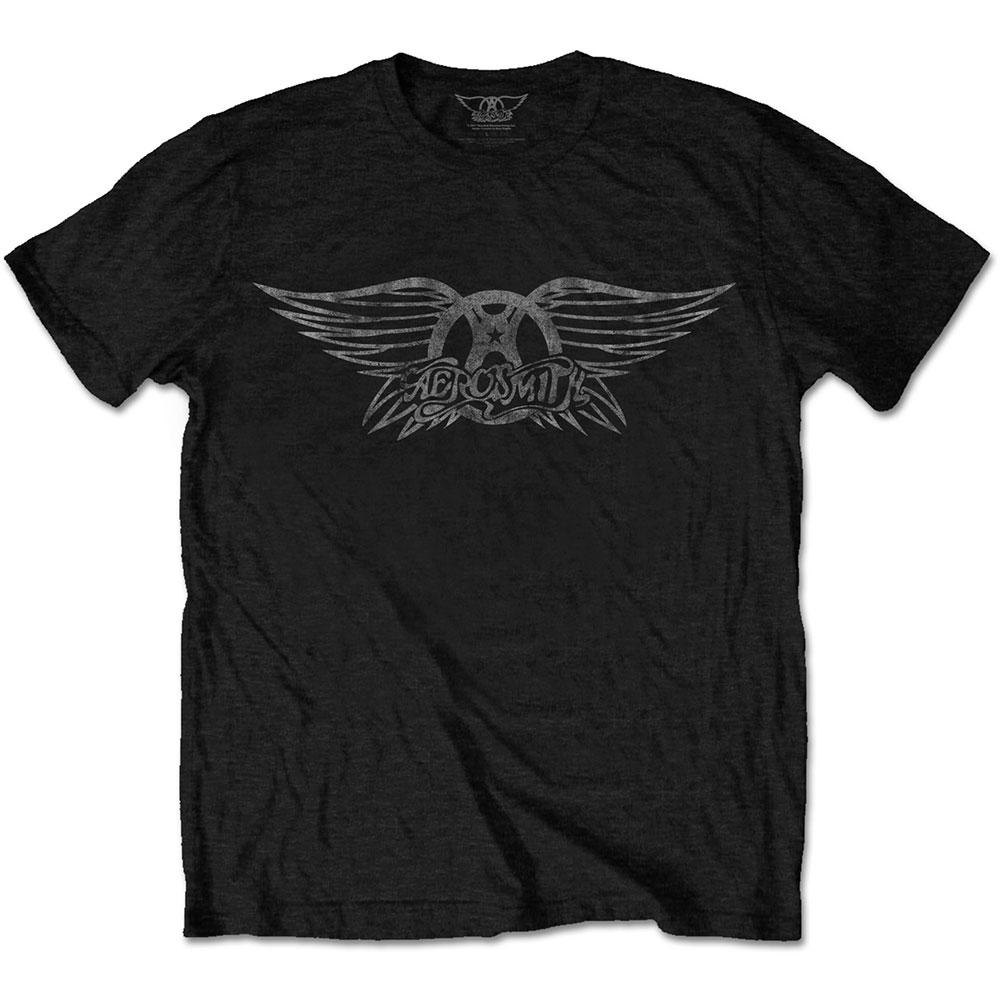 Aerosmith - Vintage Logo Tshirt Homme - Noir